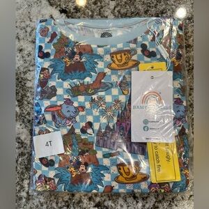 Bamboo Pjs - Disney Magic Kingdom - Long sleeve/long pants - size 4T - New